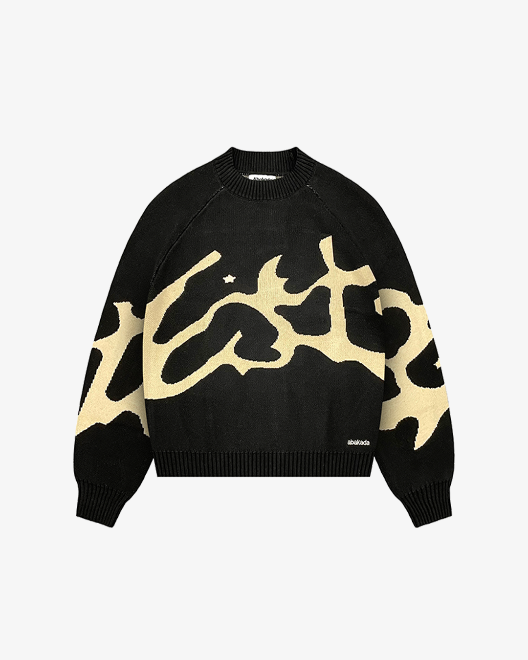 BAYBAYIN KNITTED SWEATER (BLACK) - Abakada