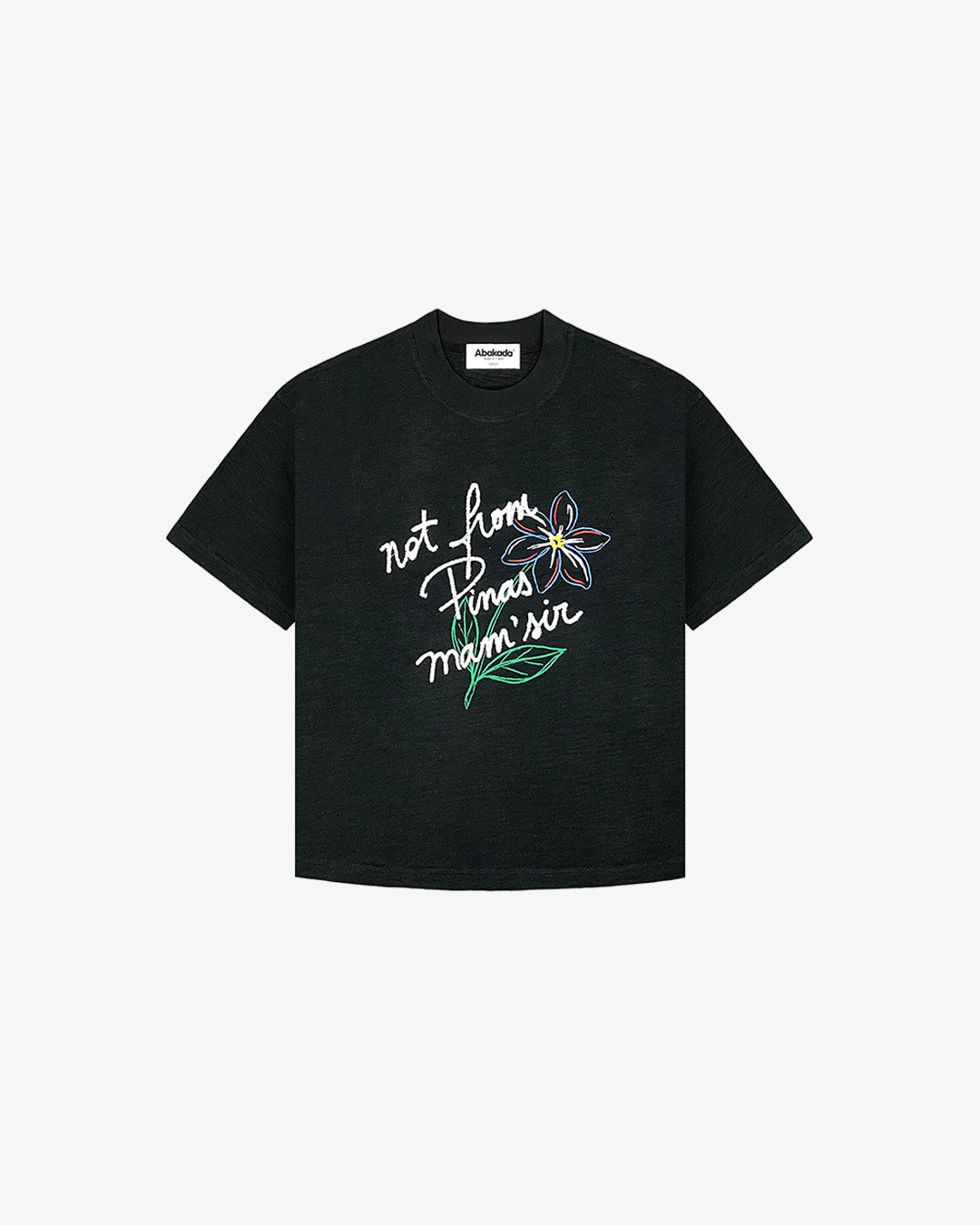 NOT FROM PINAS BABY TEE (BLACK)