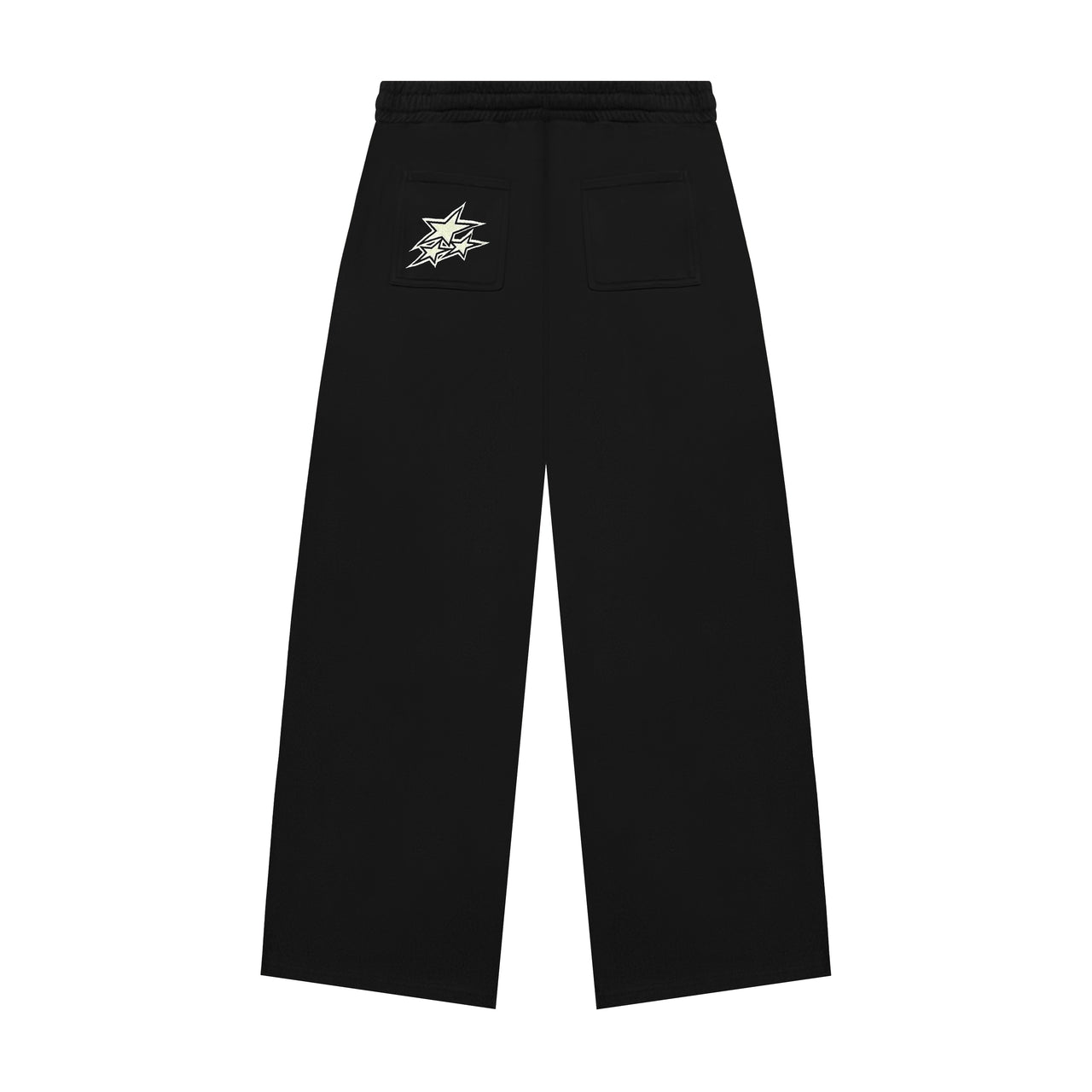 BAGGY LOGO SWEATPANTS (BLACK)
