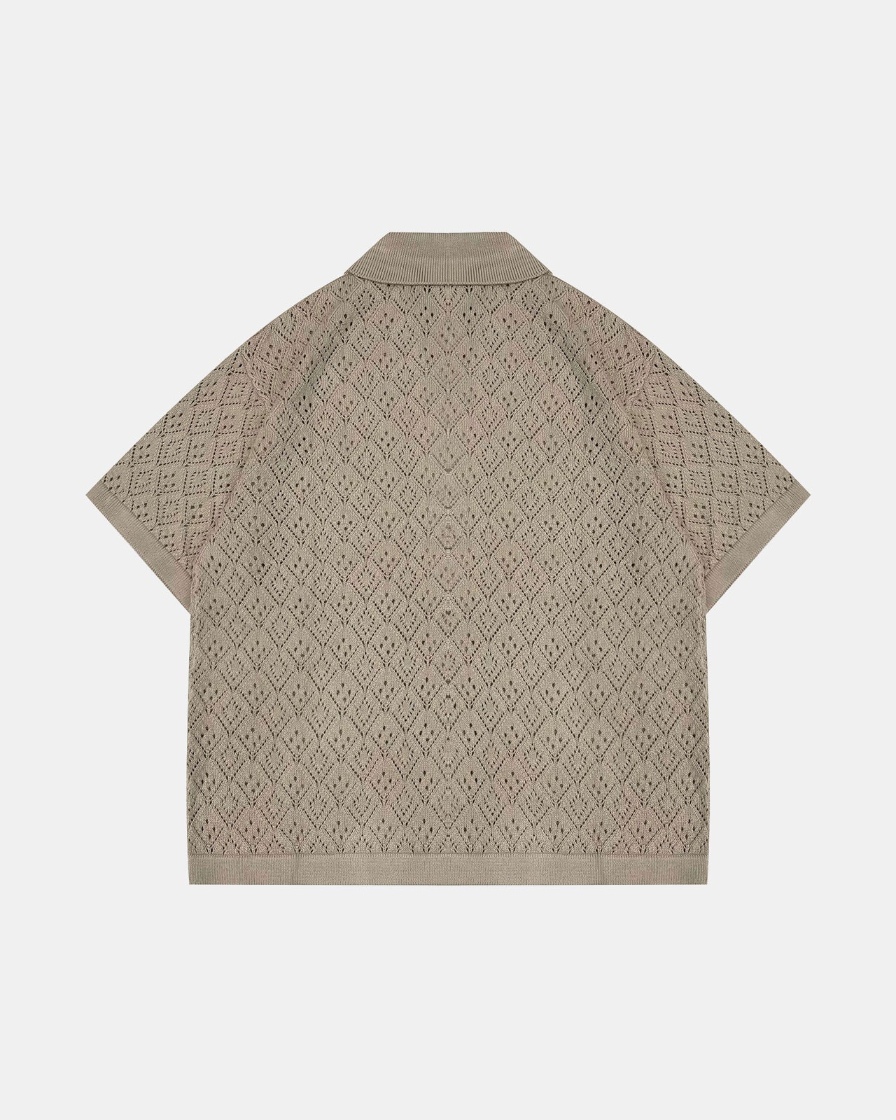 KLASIKO KNITTED BUTTON-UP (KHAKI)