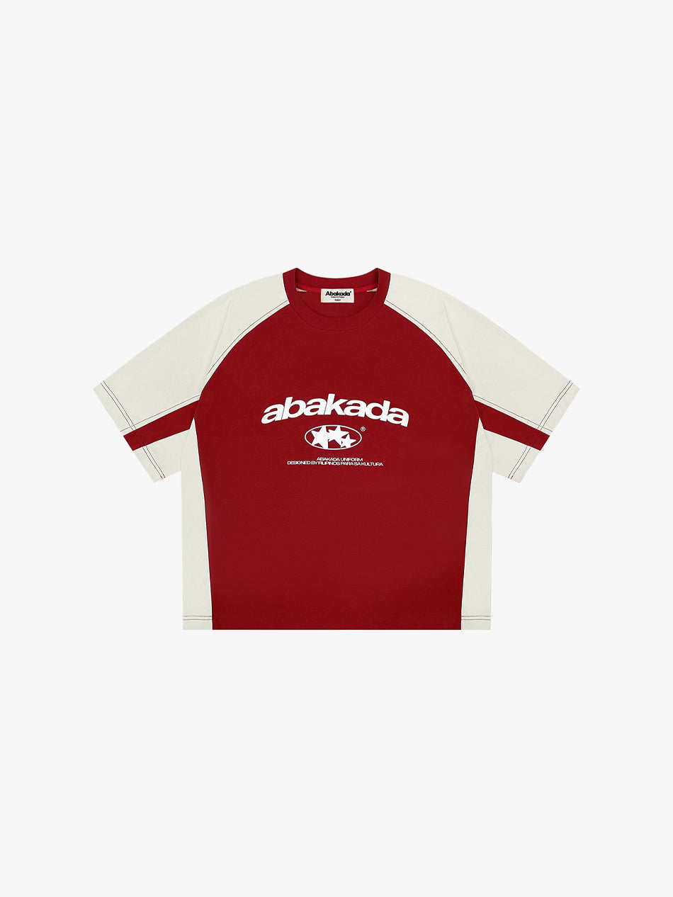 +63 COLORBLOCK TEE (RED/WHITE)
