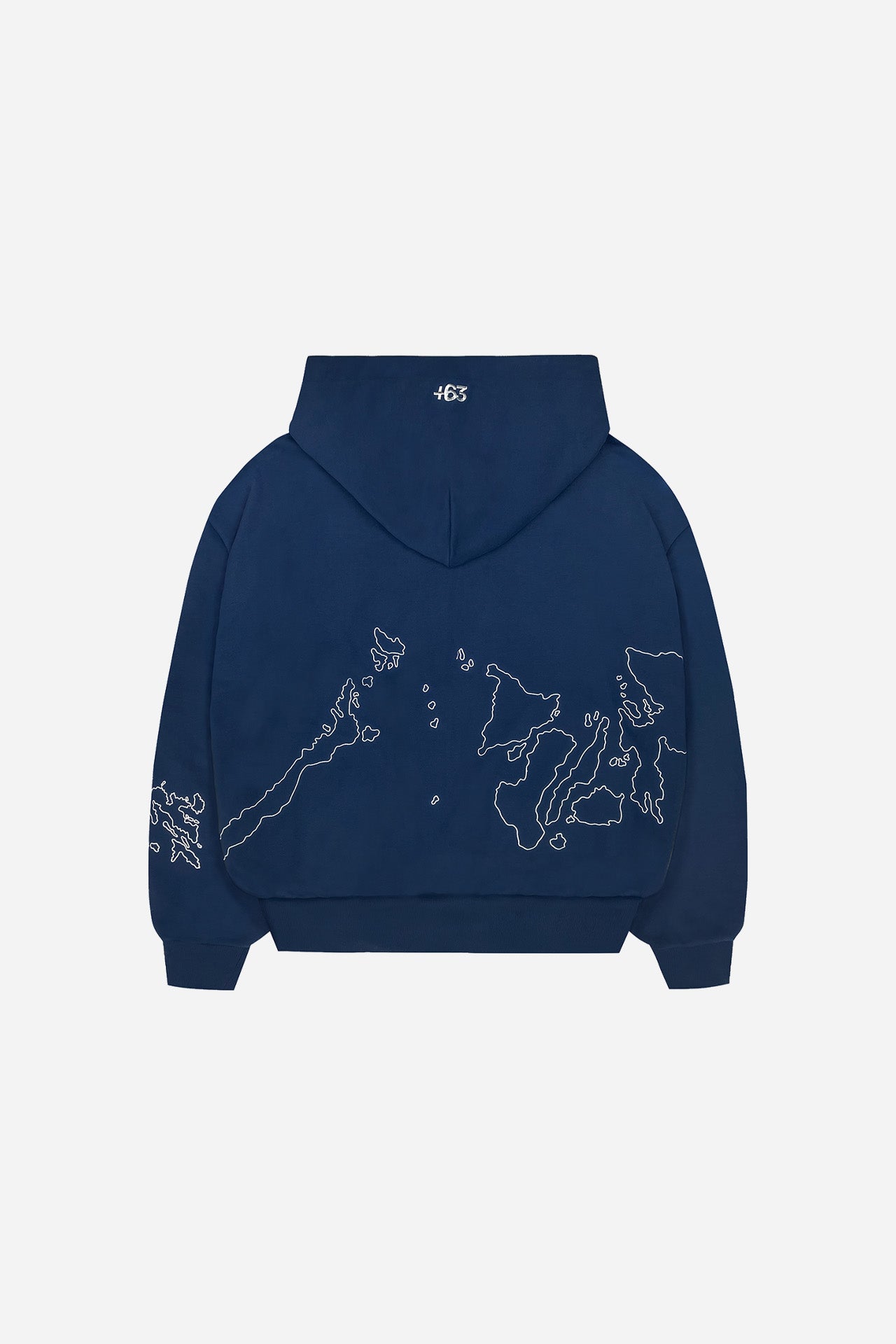 MAPA ZIP-UP HOODIE (NAVY)