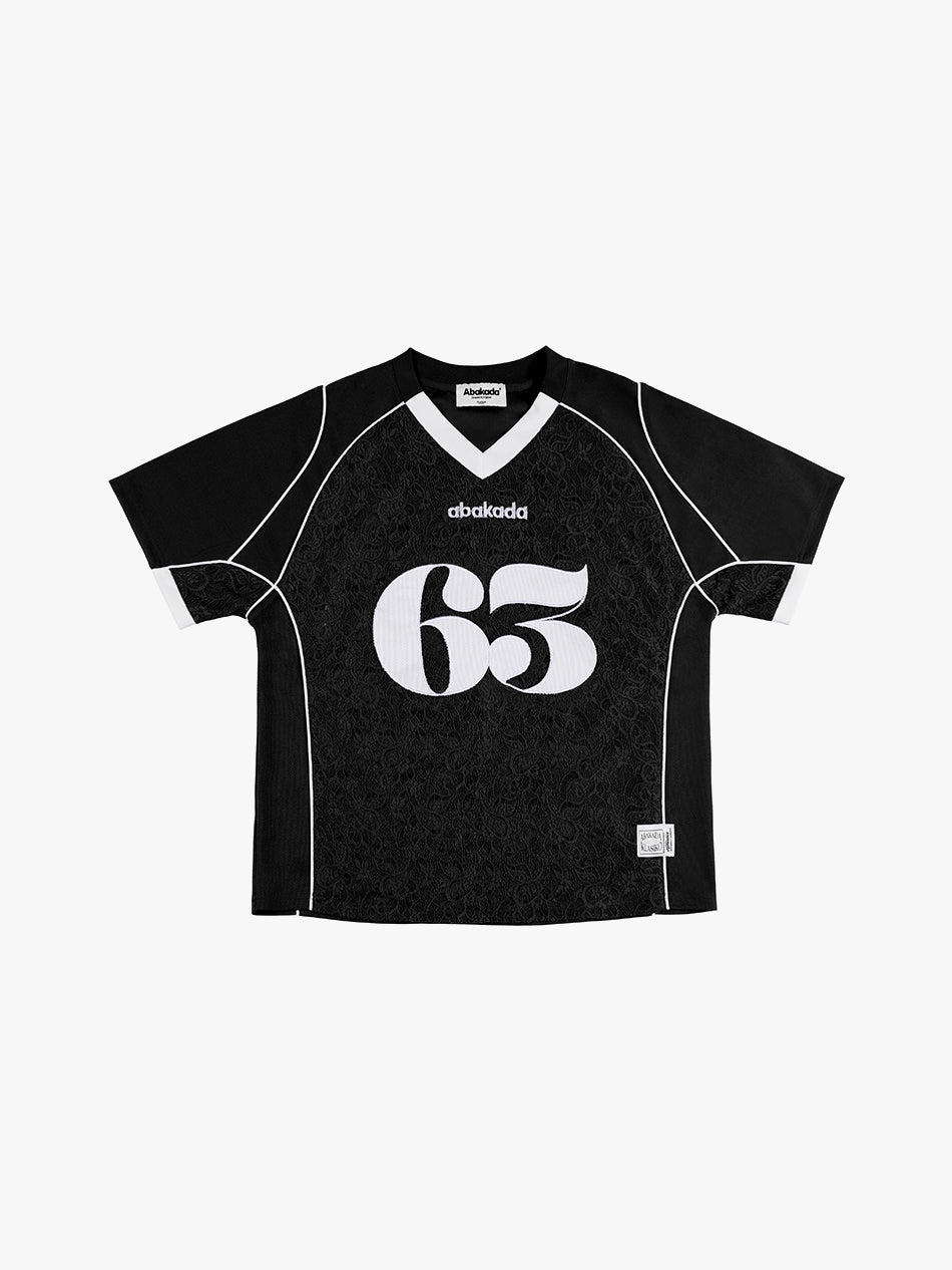 +63 LACED MESH JERSEY V2 (BLACK)