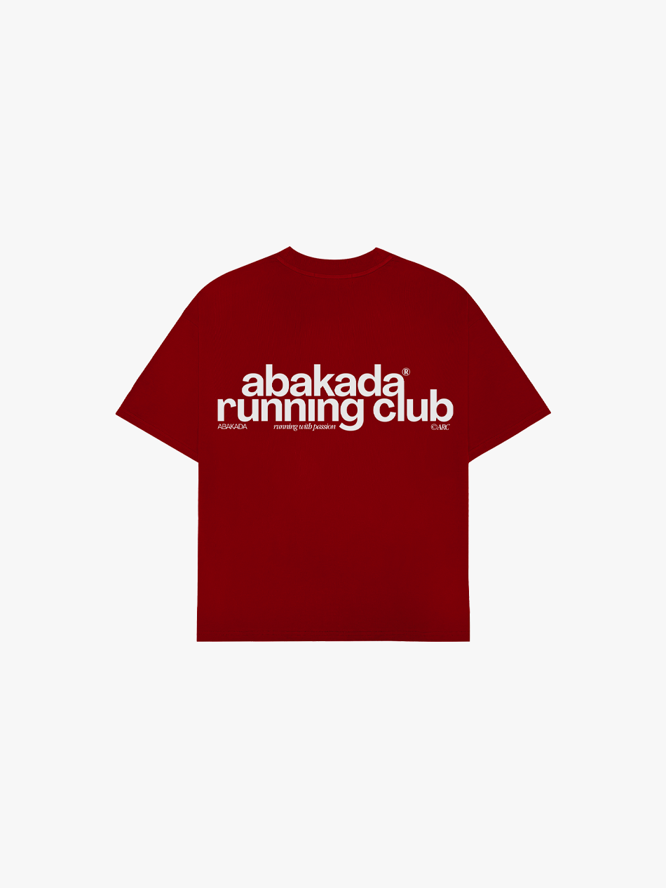RUNNING CLUB BASIC TEE (RED)