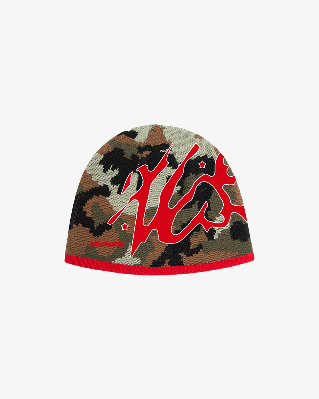 BAYBAYIN CAMO BEANIE (RED)