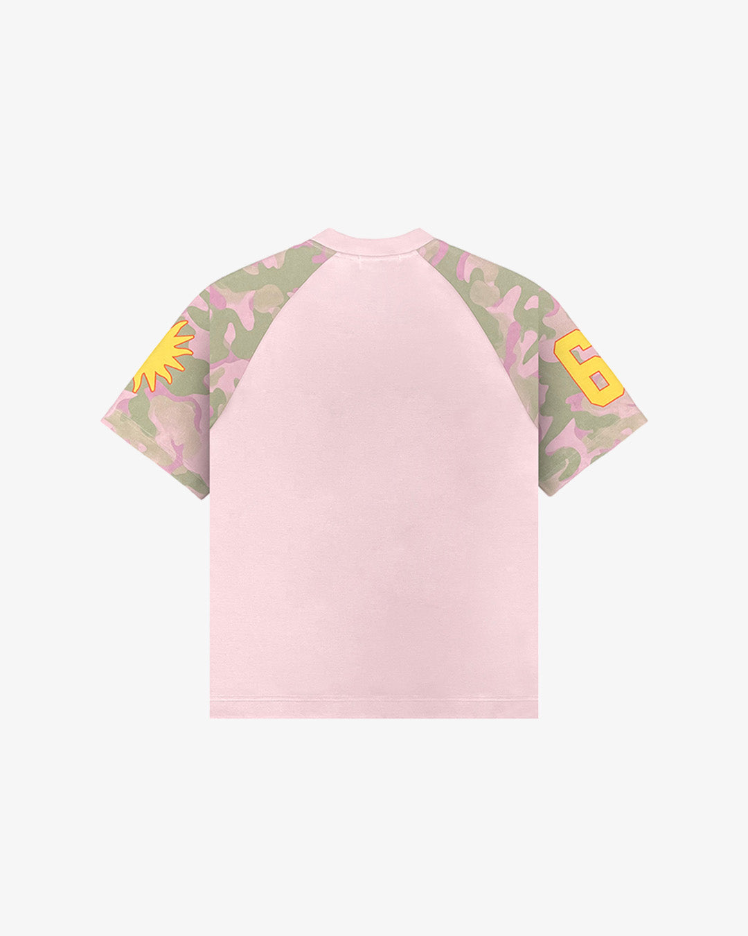 RAGLAN CAMO PATCH TEE (PINK)
