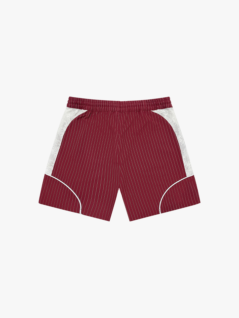 SPORTY MESH SHORTS (MAROON)