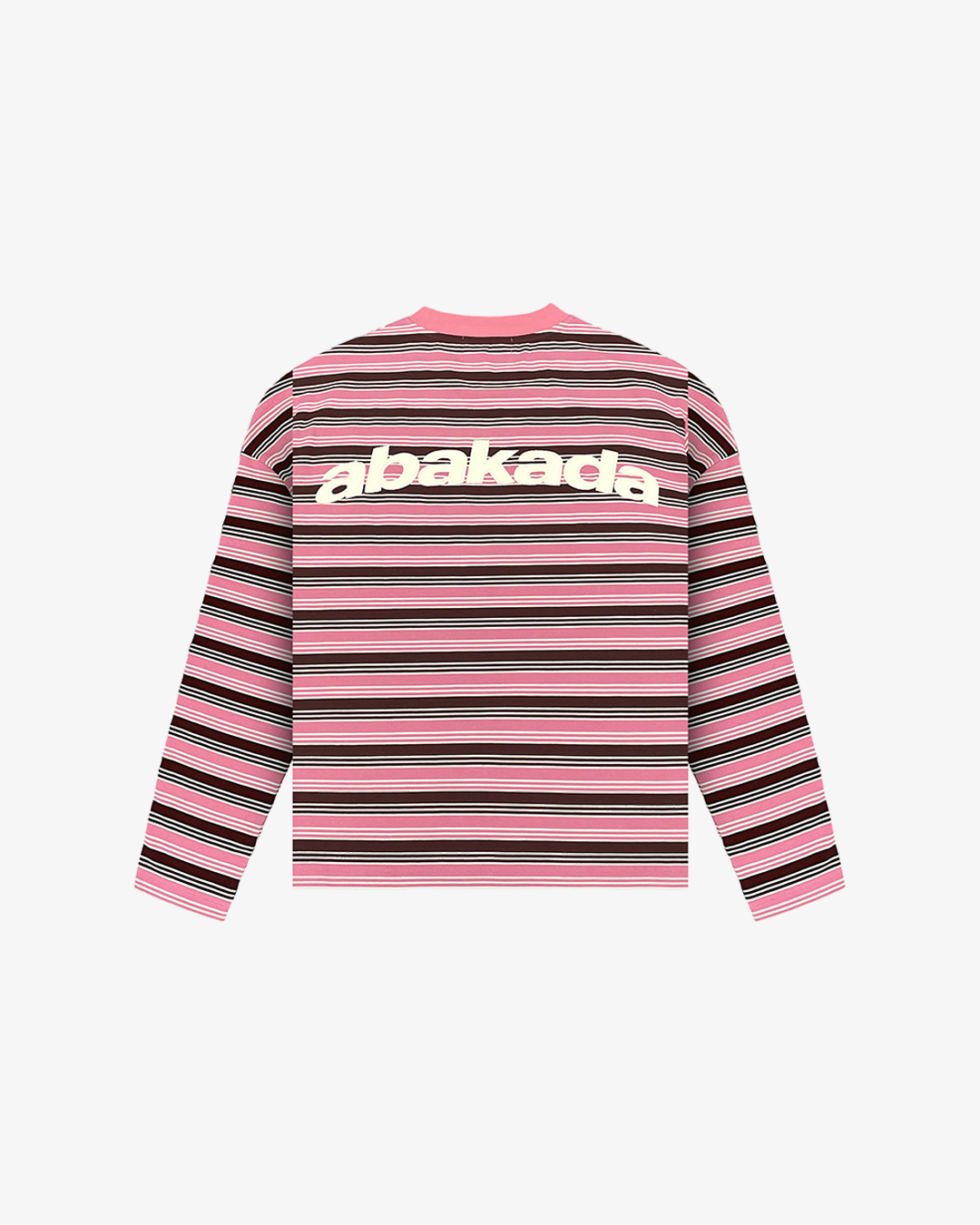 STRIPED LOGO LONGSLEEVE (PINK)