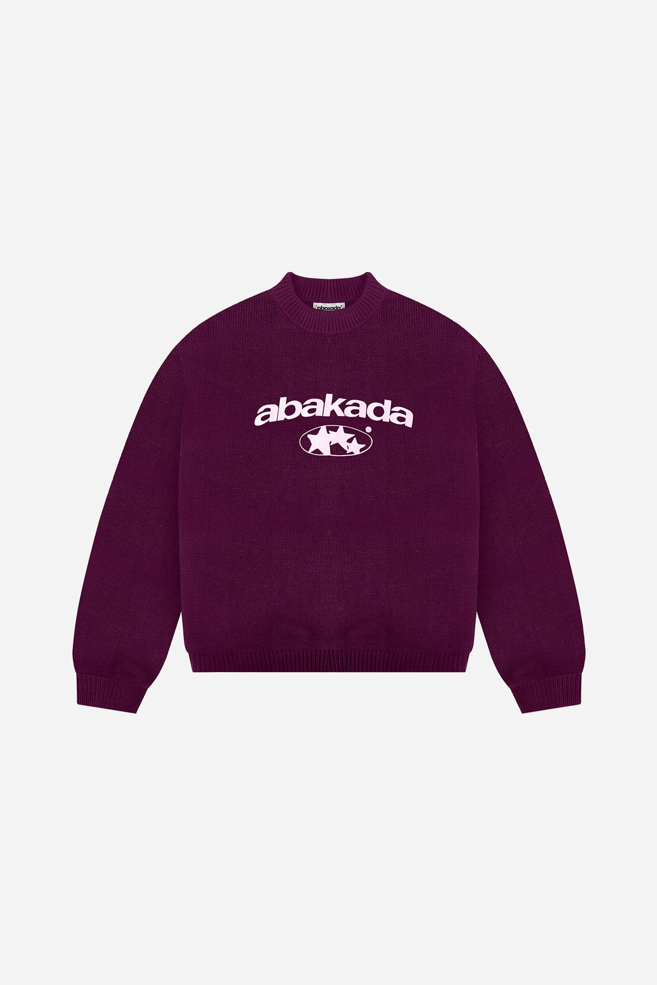 3 STAR KNITTED SWEATER (WINE)