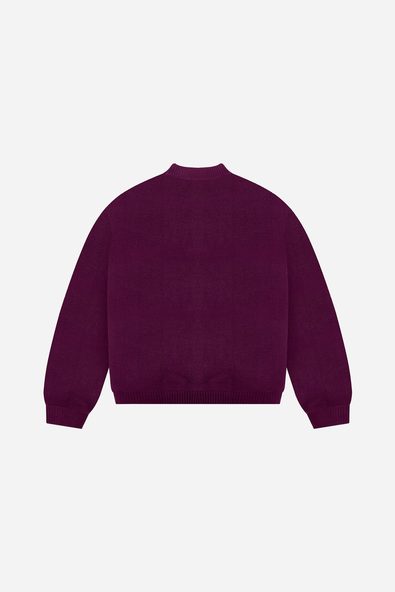 3 STAR KNITTED SWEATER (WINE)