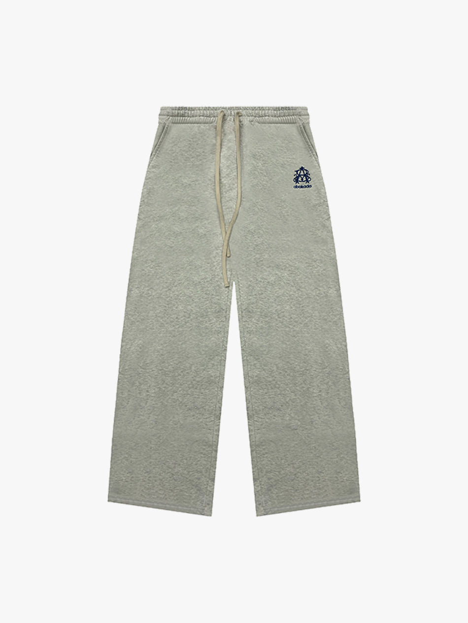 BAGGY LOGO SWEATPANTS (GREY)