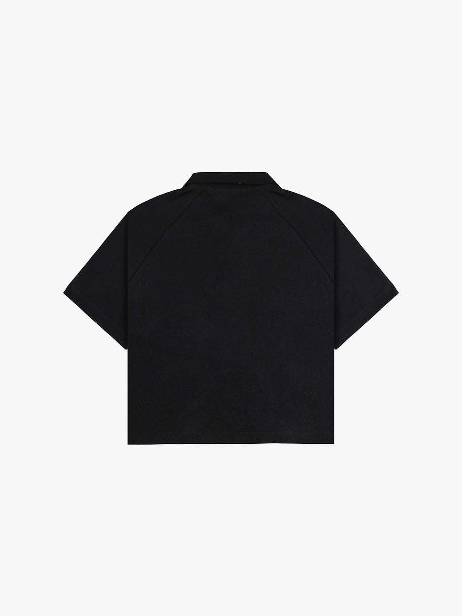 BARONG STRIPED POLO (BLACK)