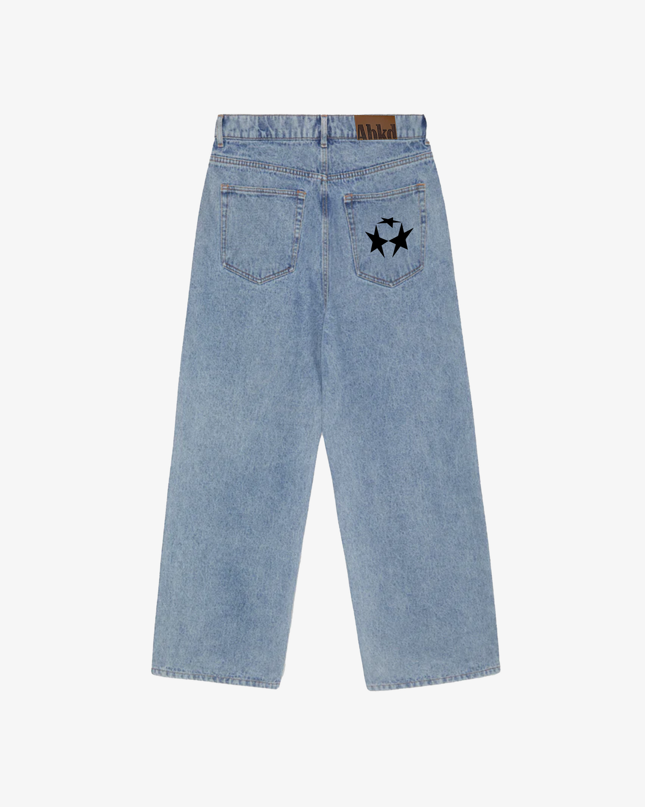 HERITAGE LOOSE DENIM JEANS (WASHED BLUE)