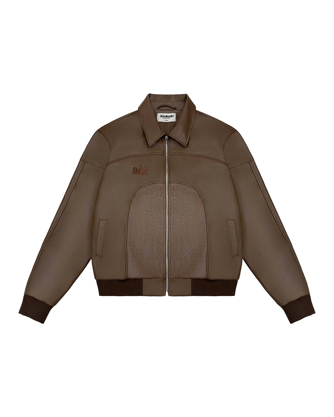 BANIG LEATHER JACKET (BROWN)