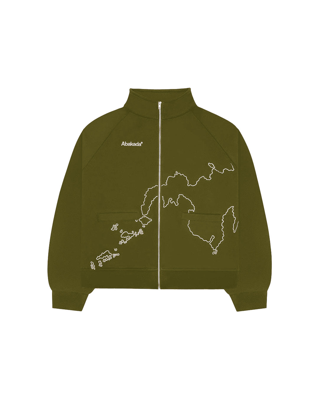 MAPA FULL-ZIP CREWNECK (OLIVE)