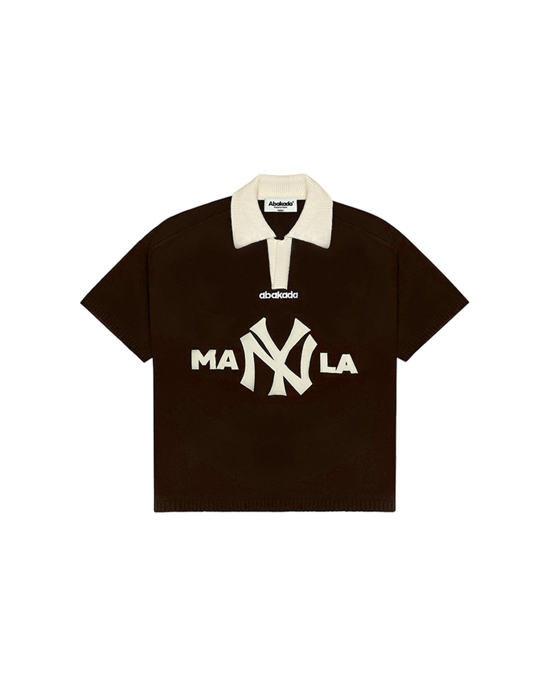 KNITTED MAYNILA POLO (BROWN)