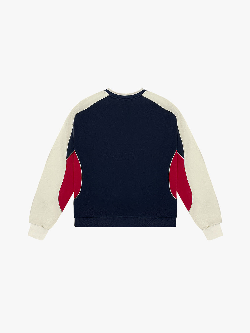 OLIMPIKO COLORBLOCK SWEATSHIRT (NAVY)