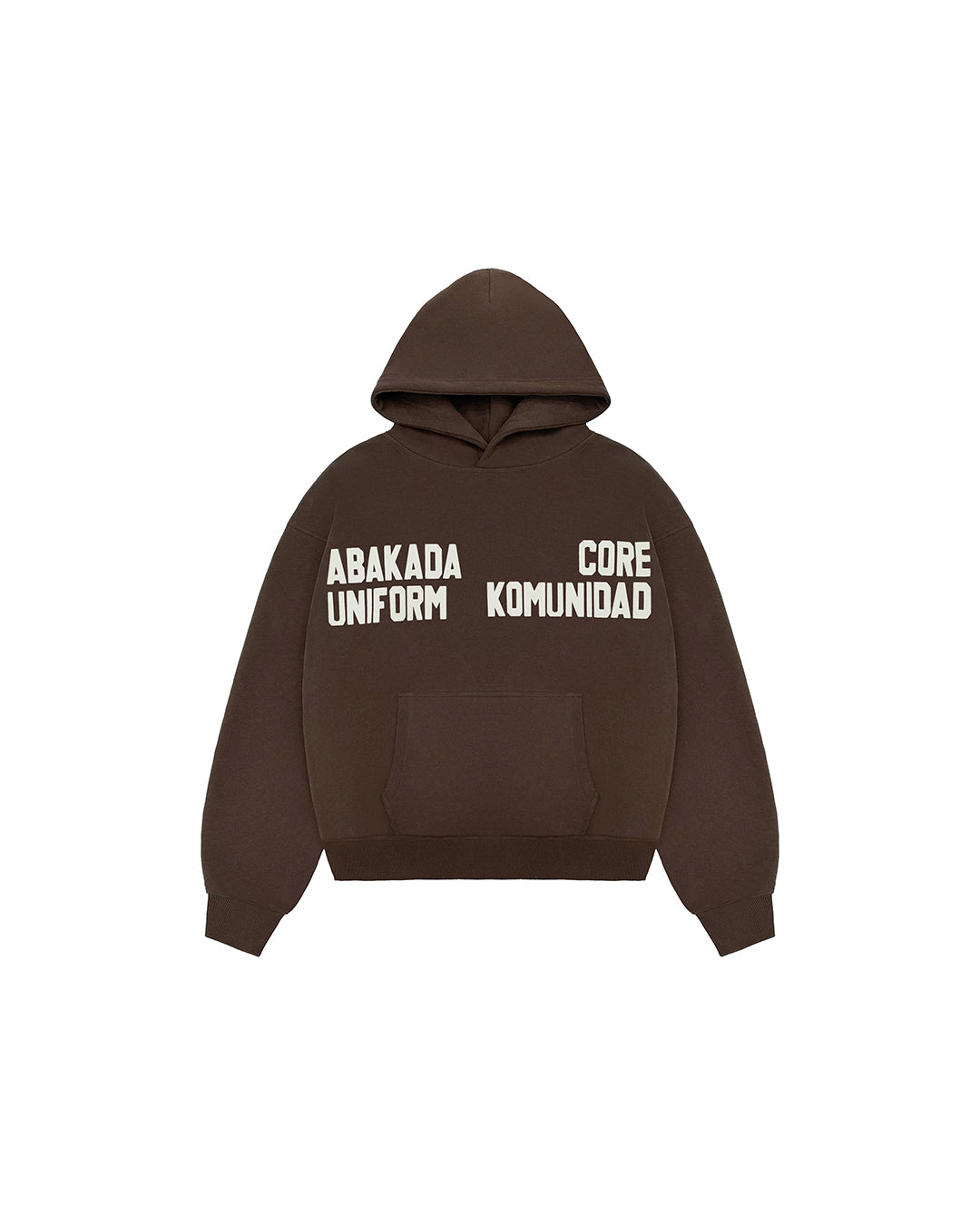 WASHED COMMUNITY HOODIE (BROWN)