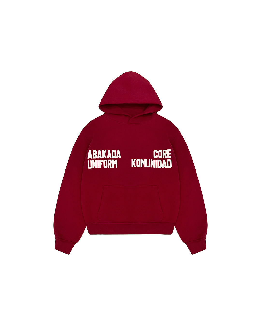 WASHED COMMUNITY HOODIE (RED)
