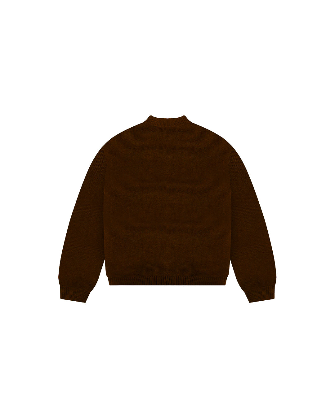 3 STAR KNITTED SWEATER (BROWN)