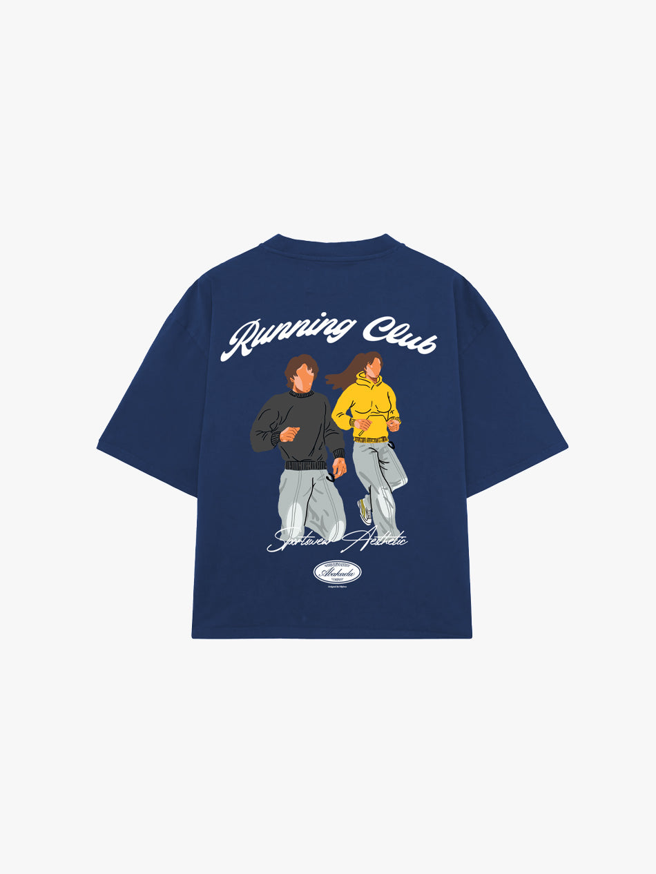 GRAPIKO RUNNING CLUB TEE (BLUE)