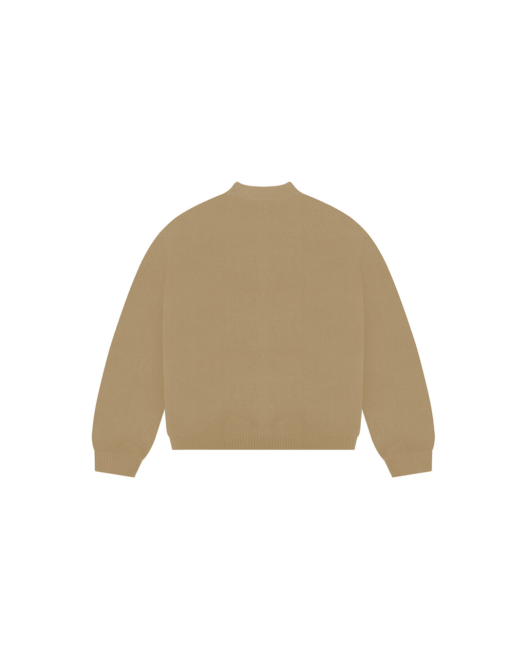 3 STAR KNITTED SWEATER (TAN)