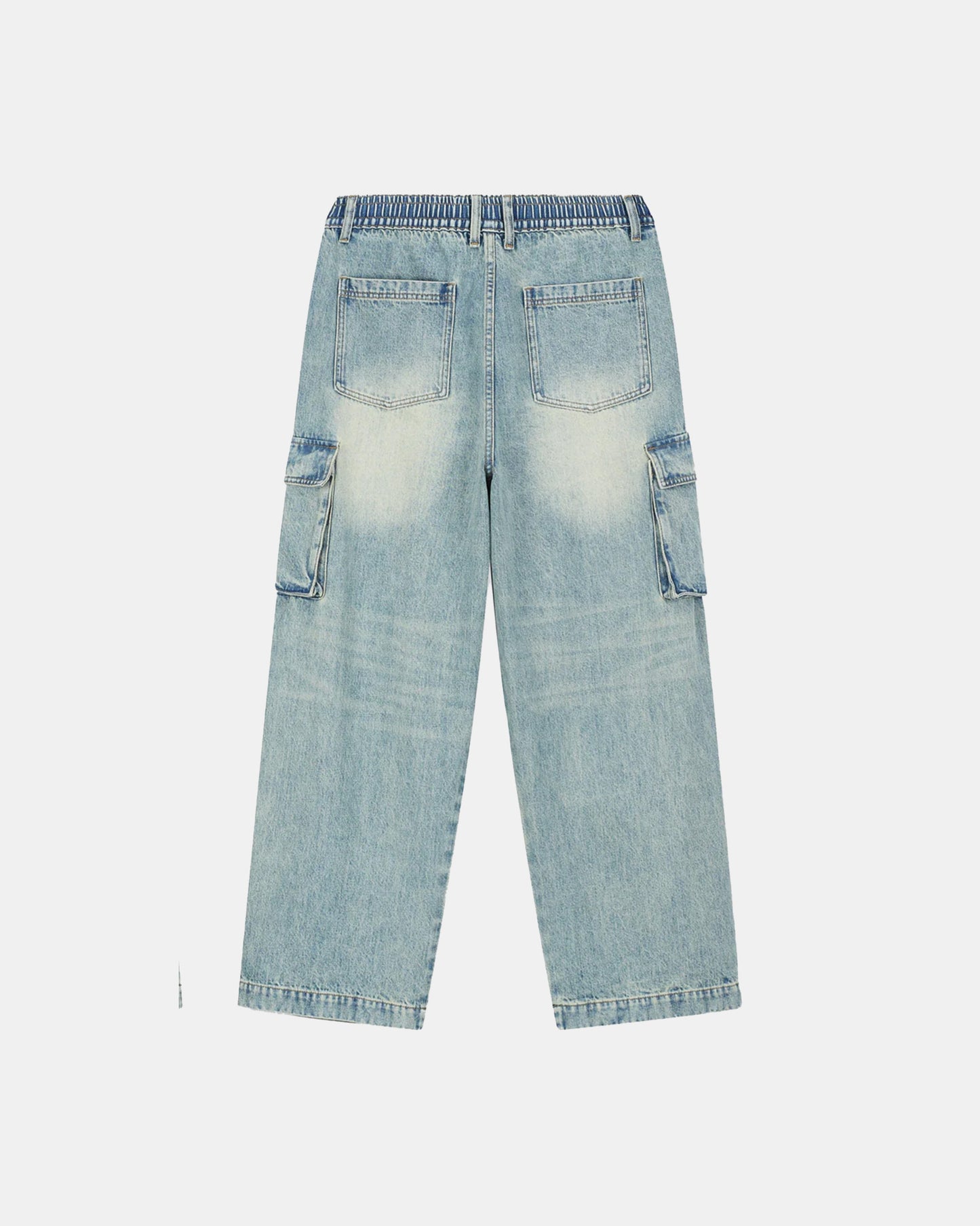 CARGO WASHED DENIM (BLUE DENIM)