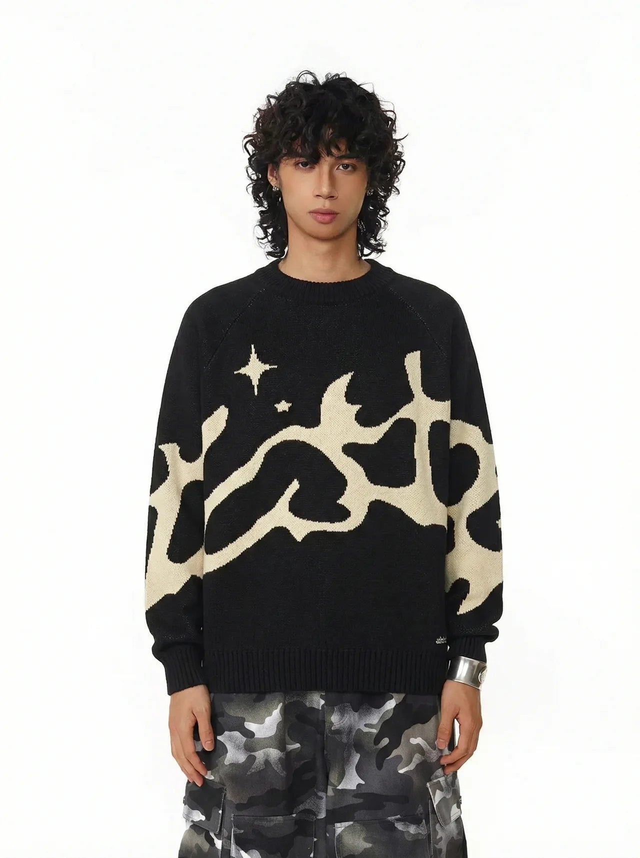 BAYBAYIN KNITTED SWEATER (BLACK)