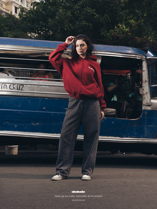 UNIFORM BAYBAYIN ZIP-UP (RED)