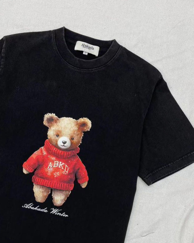 GRAPIKO BEAR TEE (VINTAGE BLACK)