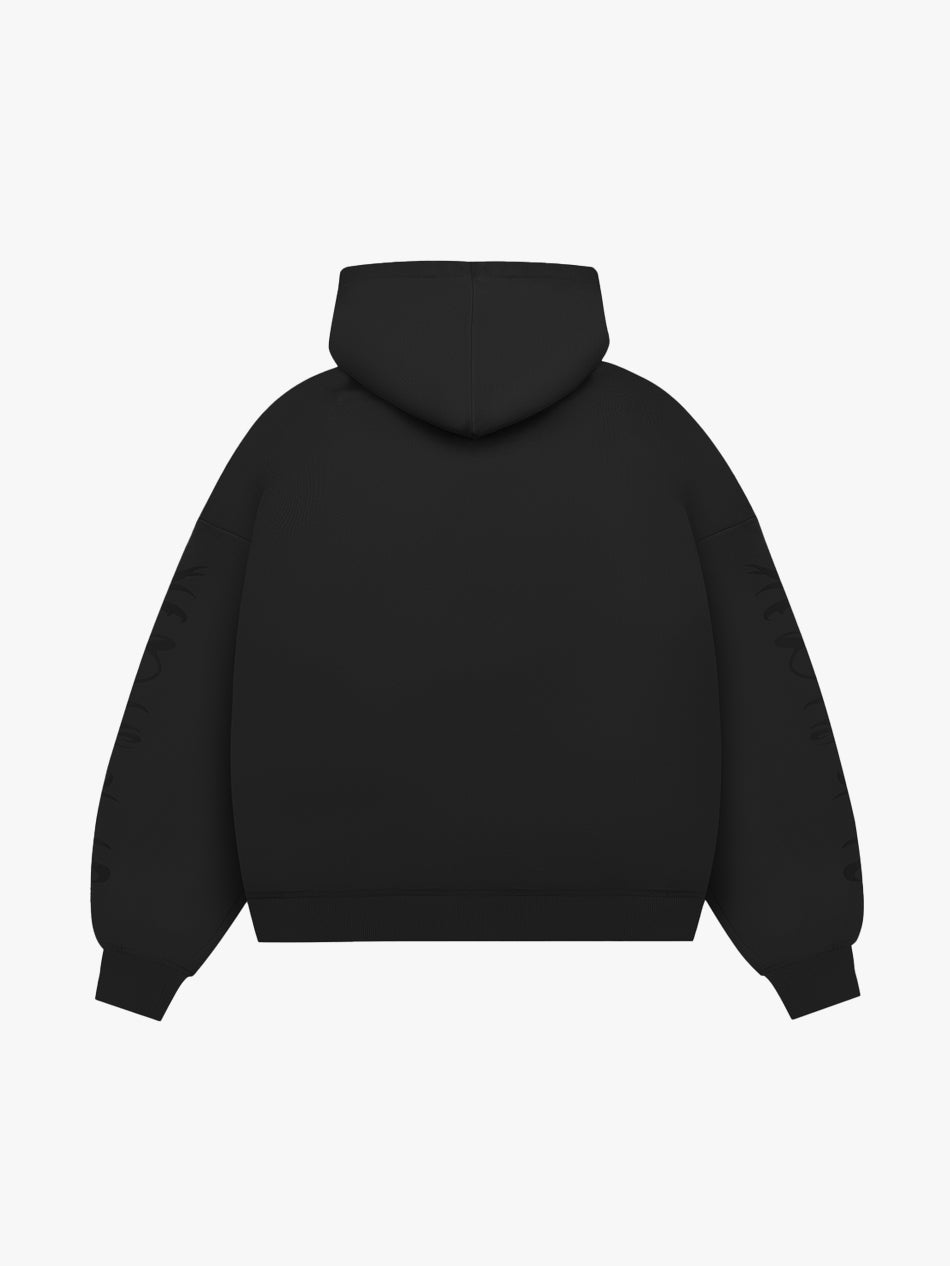 CLASSIC PATCH HOODIE (BLACK)