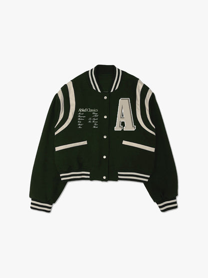 PREMIUM WOOL JACKET (ARMY GREEN)