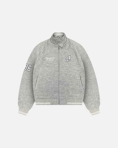 MONOGRAM WOOL JACKET (GREY)