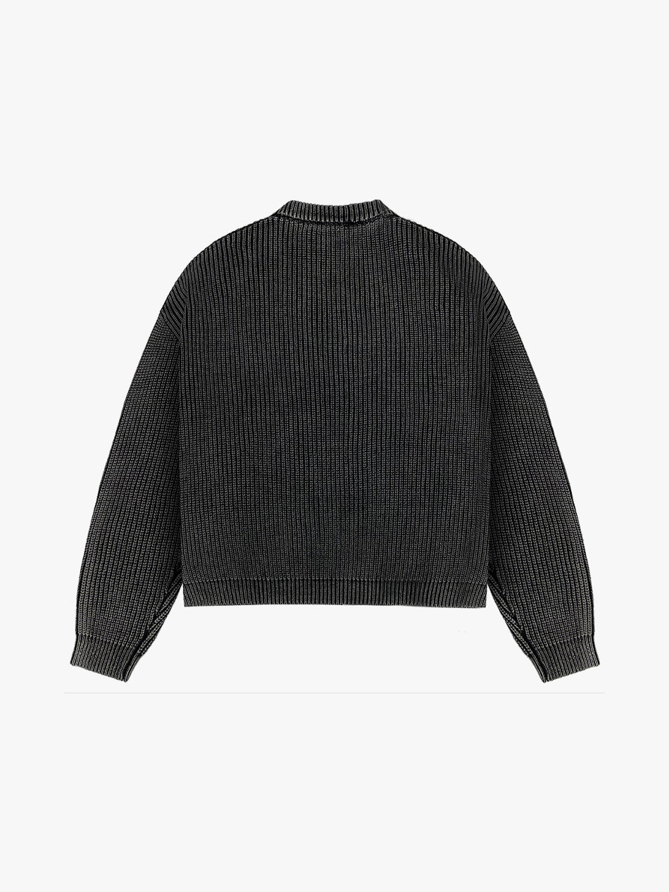 BAYBAYIN KNITTED SWEATSHIRT (BLACK)
