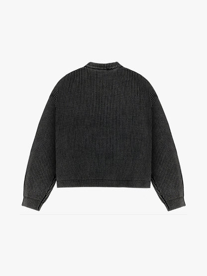 BAYBAYIN KNITTED SWEATSHIRT (BLACK)