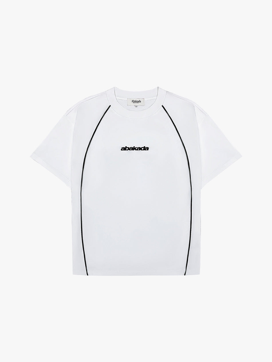 CONTRAST HEAVY TEE (WHITE)