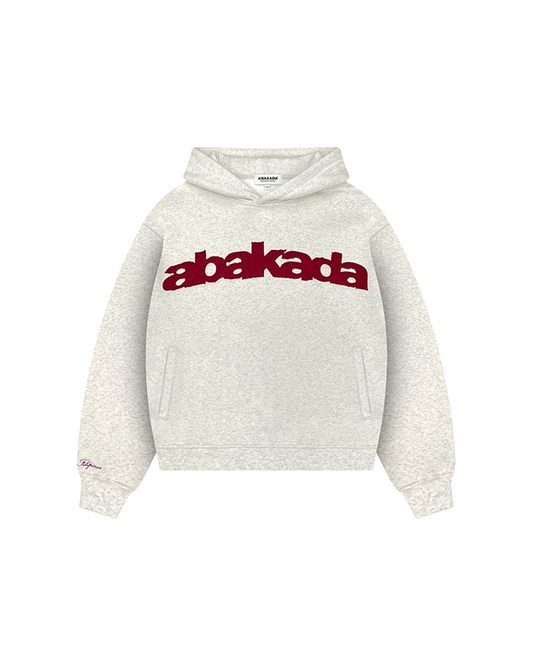 DISTRESSED PATCH PULLOVER (GREY)