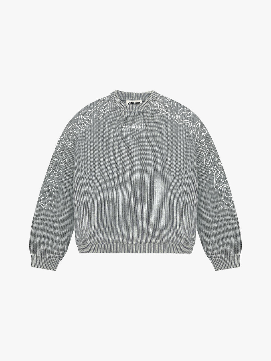 BAYBAYIN KNITTED SWEATSHIRT (GREY)