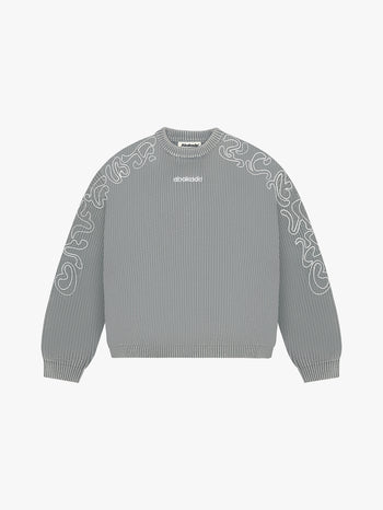 BAYBAYIN KNITTED SWEATSHIRT (GREY)