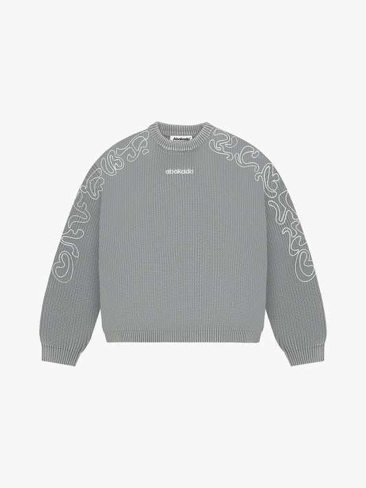 BAYBAYIN KNITTED SWEATSHIRT (GREY)