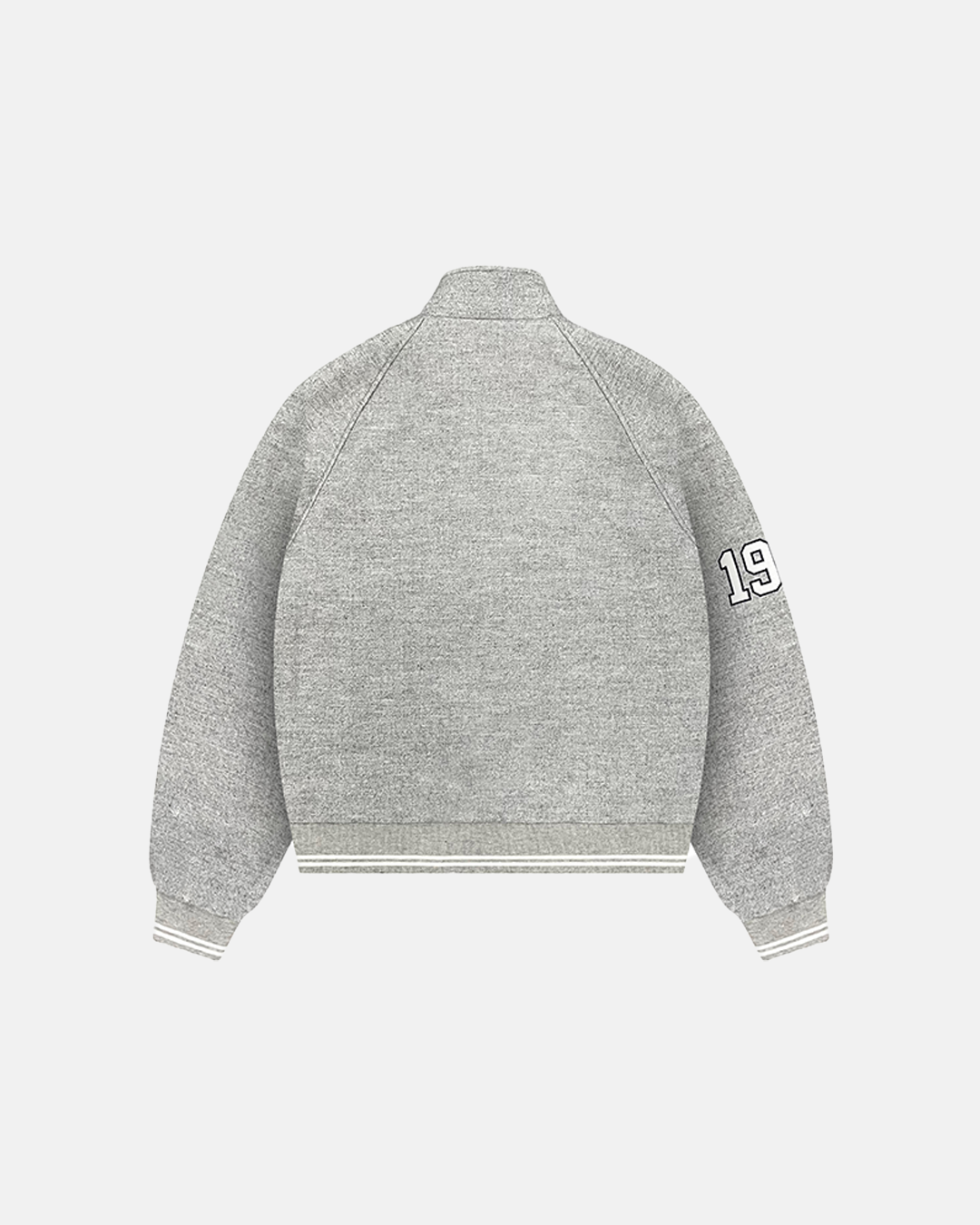 MONOGRAM WOOL JACKET (GREY)