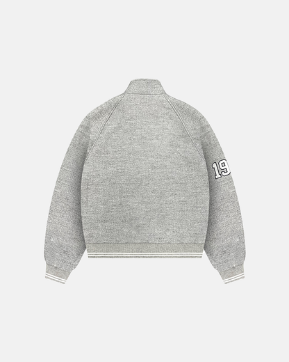 MONOGRAM WOOL JACKET (GREY)