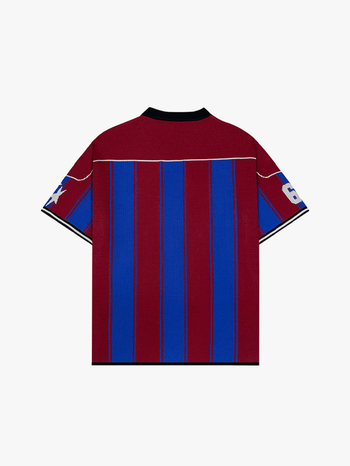 +63 FOOTBALL JERSEY KNIT (RED/BLUE)