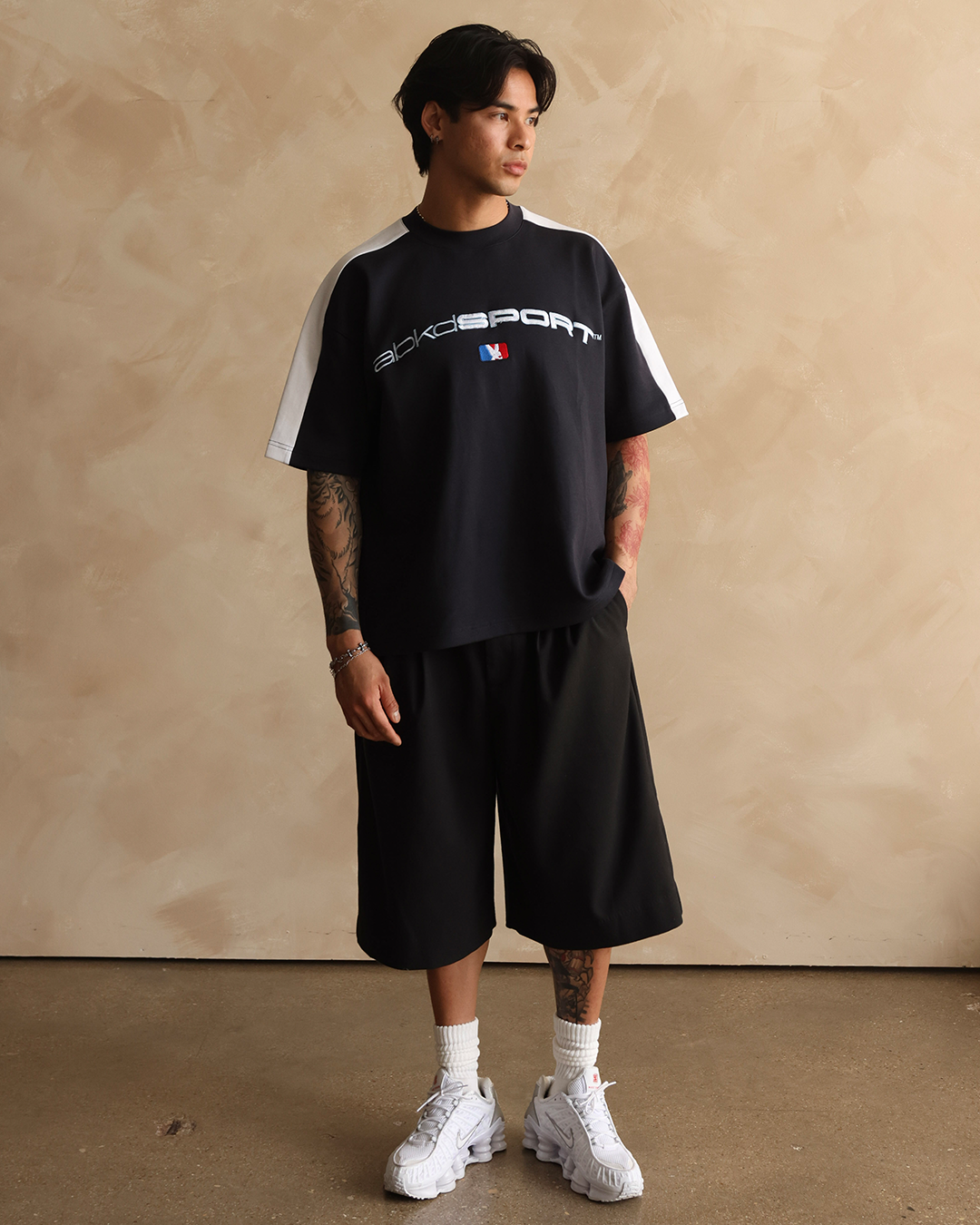 SPORTY TEE (NAVY)