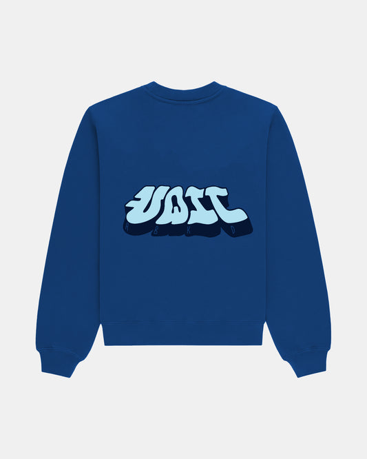 Grapiko Baybayin Crewneck - (Racer Blue)