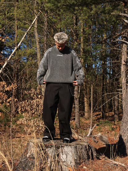 BAYBAYIN KNITTED SWEATSHIRT (GREY)