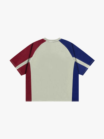 COLORBLOCK LOGO TEE (GREY/BLACK)