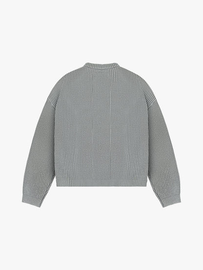 BAYBAYIN KNITTED SWEATSHIRT (GREY)