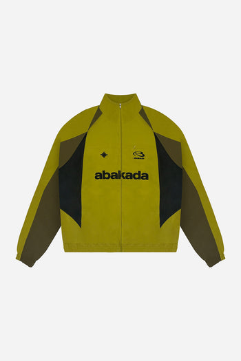COLORBLOCK WINDBREAKER (MUSTARD/BROWN)