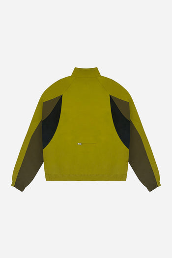COLORBLOCK WINDBREAKER (MUSTARD/BROWN)